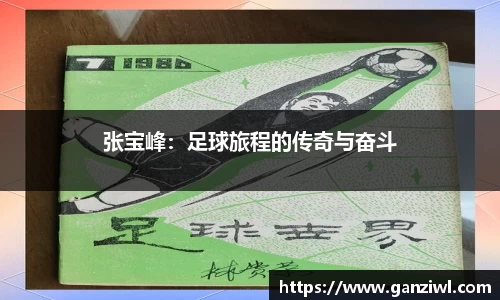 张宝峰：足球旅程的传奇与奋斗